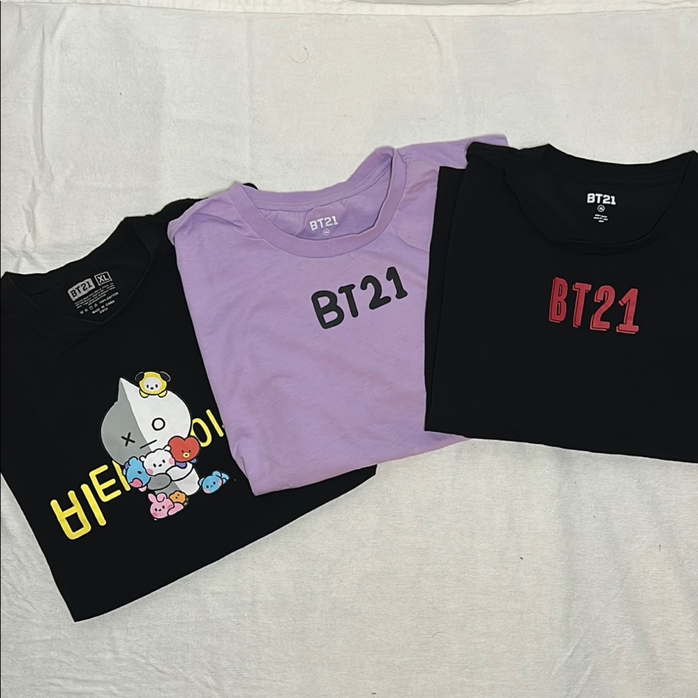 BT21 linefriends shirt bundle